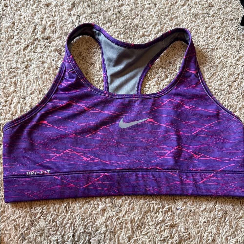 Nike Women's Vibrant Purple Sports Bra